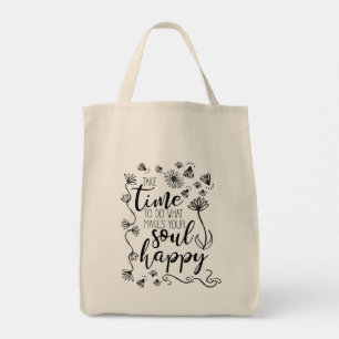 canvas tas 'Soul Happy' Inspirerend prijsopgave