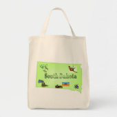 Canvas tas South Dakota (Voorkant)