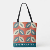 Canvas tas Speelgoed en stijlvolle tweelingliften (Achterkant)