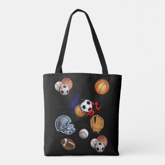canvas tas sport (Achterkant)