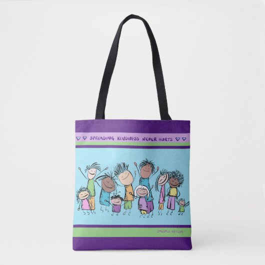 Canvas tas Spreidend Kindness (Voorkant)