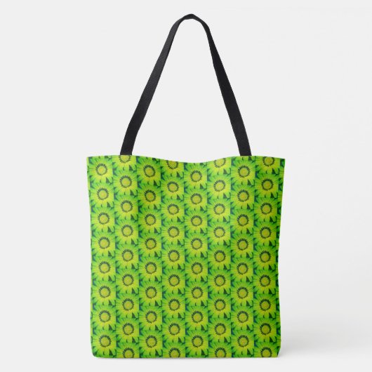 canvas tas "Spring Daisies" (Achterkant)