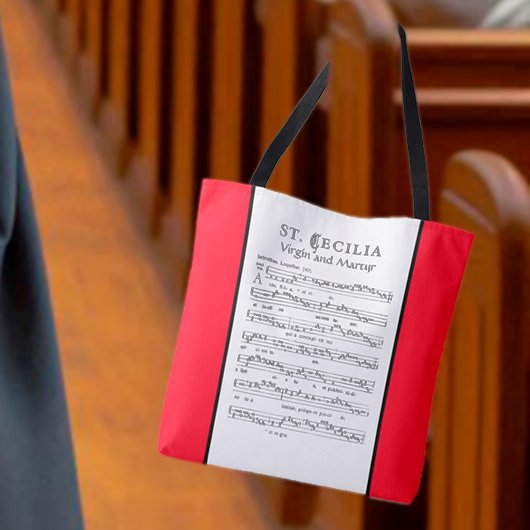 Canvas tas St. Cecilia met Hymn Board (Neurenberg)