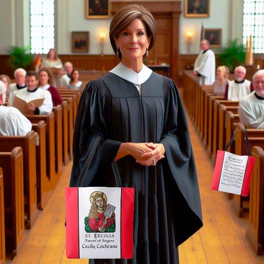 Canvas tas St. Cecilia met Hymn Board (Neurenberg)