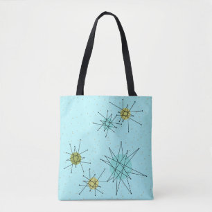 Canvas tas Starbursts van het Ei van Robin het