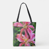 canvas tas Stargazer Lilies (Achterkant)