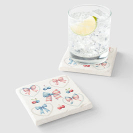 Canvas tas stenen onderzetter