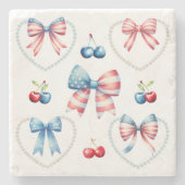 Canvas tas stenen onderzetter (Voorkant)