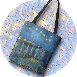 CANVAS TAS - "Sterrennacht over de Rhône" - van Go