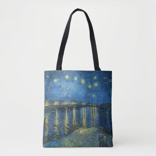 CANVAS TAS - "Sterrennacht over de Rhône" - van Go (Voorkant)