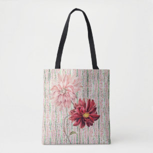 Canvas tas stijlbloemen