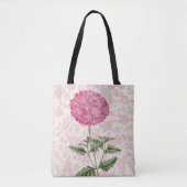 Canvas tas Stijlroze hydrangea (Voorkant)