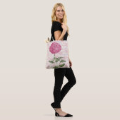 Canvas tas Stijlroze hydrangea (Op model)