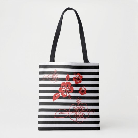 Canvas tas-Stripes Tote Bag (Voorkant)