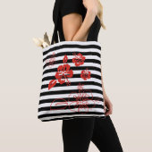 Canvas tas-Stripes Tote Bag (Dichtbij)