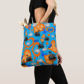 Canvas tas Swan Oranje Hearts (Dichtbij)