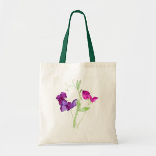 canvas tas "Sweet Peas"