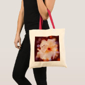 Canvas tas Sword Lily Red Bokeh (Voorkant (product))