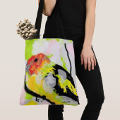 Canvas tas: Tanagers Bird of Oregon Tote Bag (Dichtbij)
