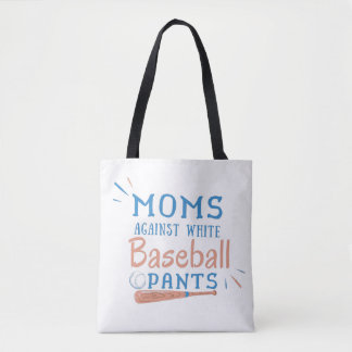 Canvas tas tegen witte honkbal