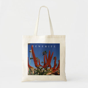 canvas tas Tenerife Aloe Vera bloemen