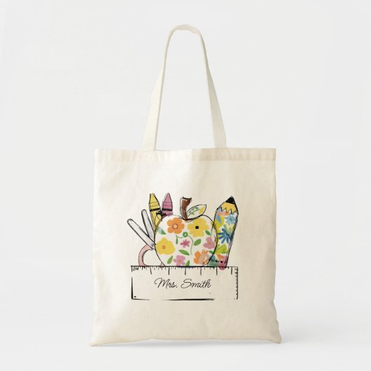 Canvas tas terug naar school (Voorkant)