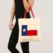 canvas tas Texas Lone Star State Flag Red Blue (Voorkant (product))