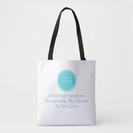 canvas tas "The Amazing Caregiver Team" (Voorkant)