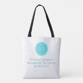 canvas tas "The Amazing Caregiver Team" (Achterkant)