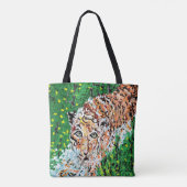 Canvas tas Tiger (Achterkant)