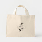 CANVAS TAS TINY STYLE COOL ECO FLOWER DESIGN (Voorkant)