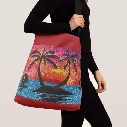 Canvas tas - Tropisch eiland (Dichtbij)