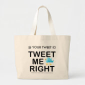 canvas tas - Tweet me goed (Voorkant)