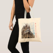 Canvas tas uitzicht Barcelona Sagrada Familia (Voorkant (product))