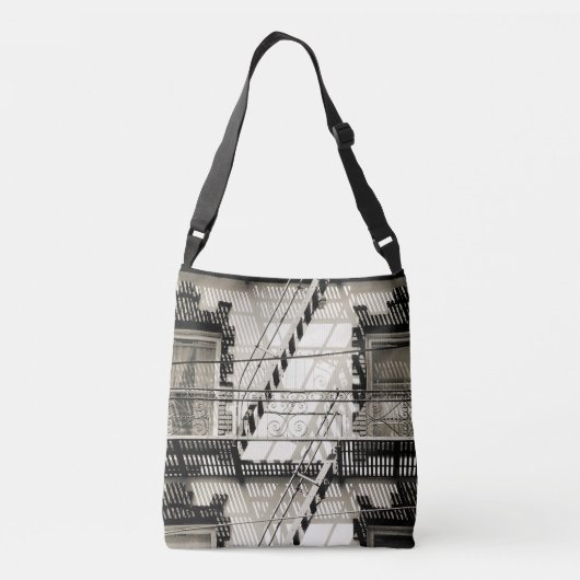 Canvas tas Urban Apartment Design (Achterkant)