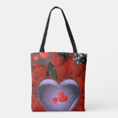 canvas tas Valentijnsdag liefde harten (Achterkant)