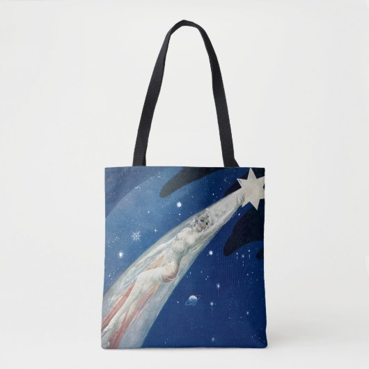 canvas tas van 1920s vallende ster (Voorkant)