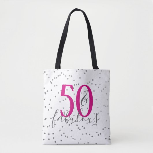Canvas tas van 50 of 50 Confetti (Voorkant)