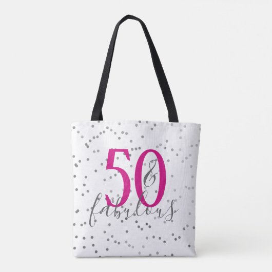 Canvas tas van 50 of 50 Confetti (Achterkant)