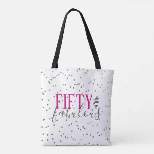 Canvas tas van 50 of 50 Confetti (Achterkant)