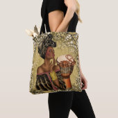 Canvas tas van Afrikaanse Amerikaanse vrouw (Dichtbij)