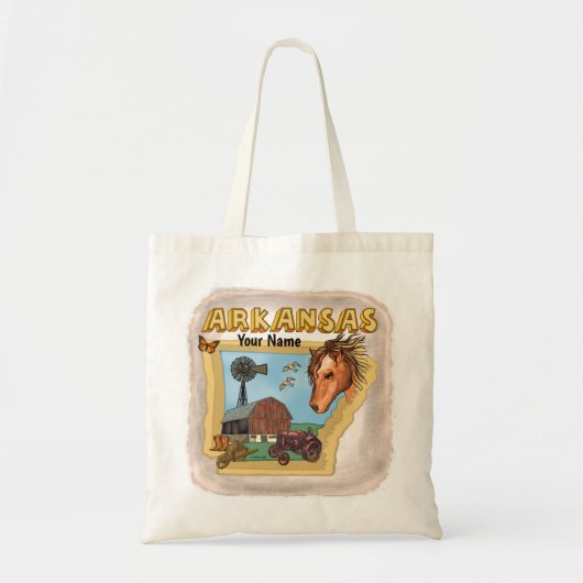 Canvas tas van Arkansas (Voorkant)