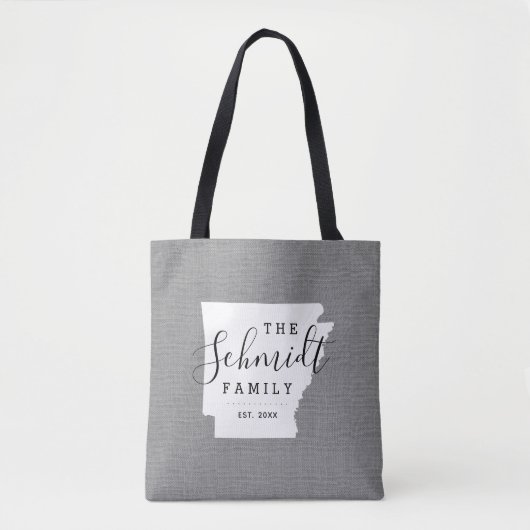 Canvas tas van Arkansas Family Monogram (Voorkant)