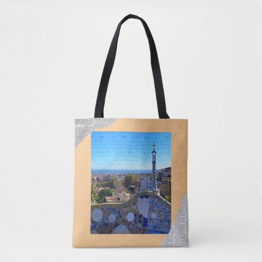 canvas tas van barcelona (Voorkant)