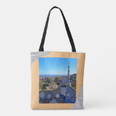 canvas tas van barcelona (Achterkant)