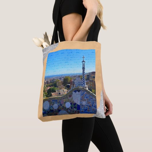 canvas tas van barcelona (Dichtbij)