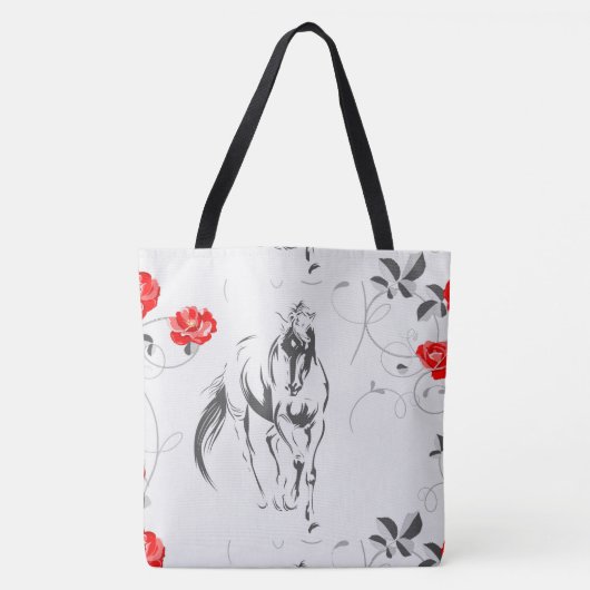 Canvas tas van Baroque Horse (Voorkant)