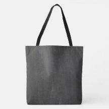 Canvas tas van Black Chalkboard Texture