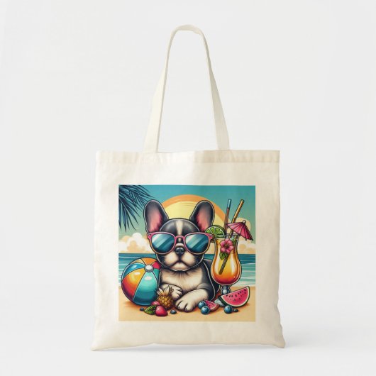 Canvas tas van Bulldog (Voorkant)