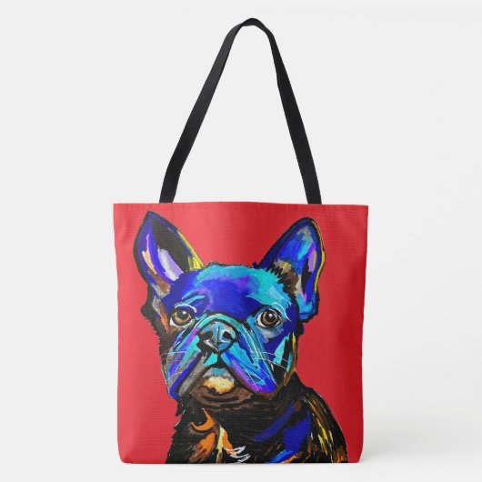 Canvas tas van Bulldog (Voorkant)
